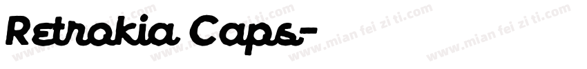 Retrokia Caps字体转换